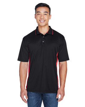 8406 UltraClub Men's Cool & Dry Sport Two-Tone Polo