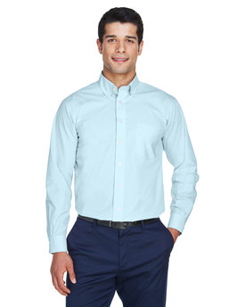 D620 Devon Men's Crown Collection® Solid Broadcloth Woven Shirt