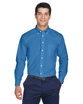 D630 Devon Men's Crown Collection® Solid Oxford Woven Shirt