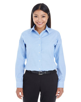 DG532W Devon Ladies' Crown Collection® Royal Dobby Woven Shirt