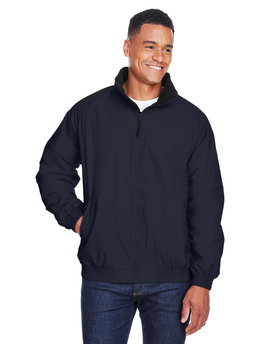 M740 Harriton Adult Fleece-Lined Nylon Jacket