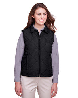 UC709W ULTRACLUB Ladies' Dawson Quilted Hacking Vest