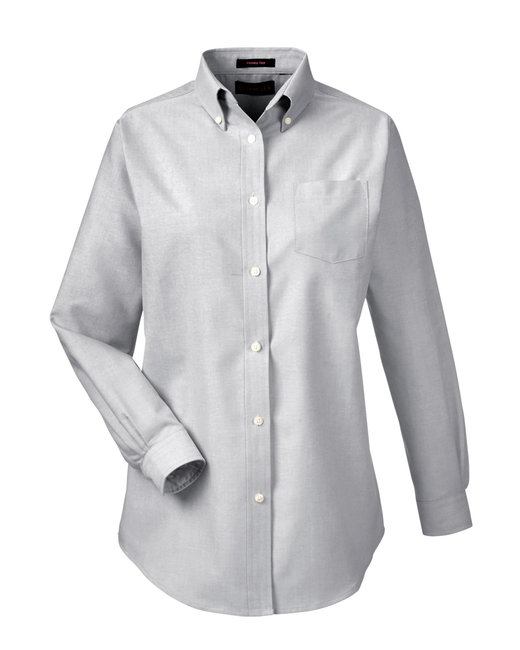 8990 UltraClub Ladies' Classic Wrinkle-Resistant Long-Sleeve Oxford